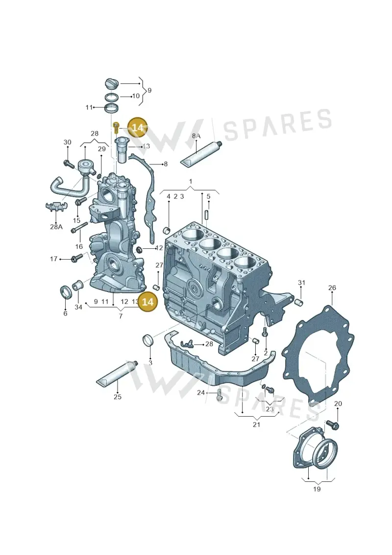 N90440701 — Skoda Fabia Jingrui (2008-2014) diagram 713103100, position 14