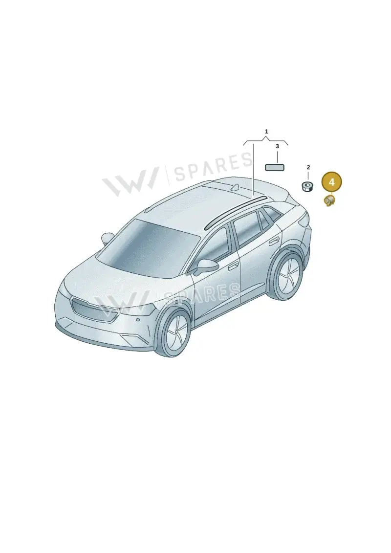 N90450201 — Skoda Superb Combi (2023-) diagram 3p0853030, position 4