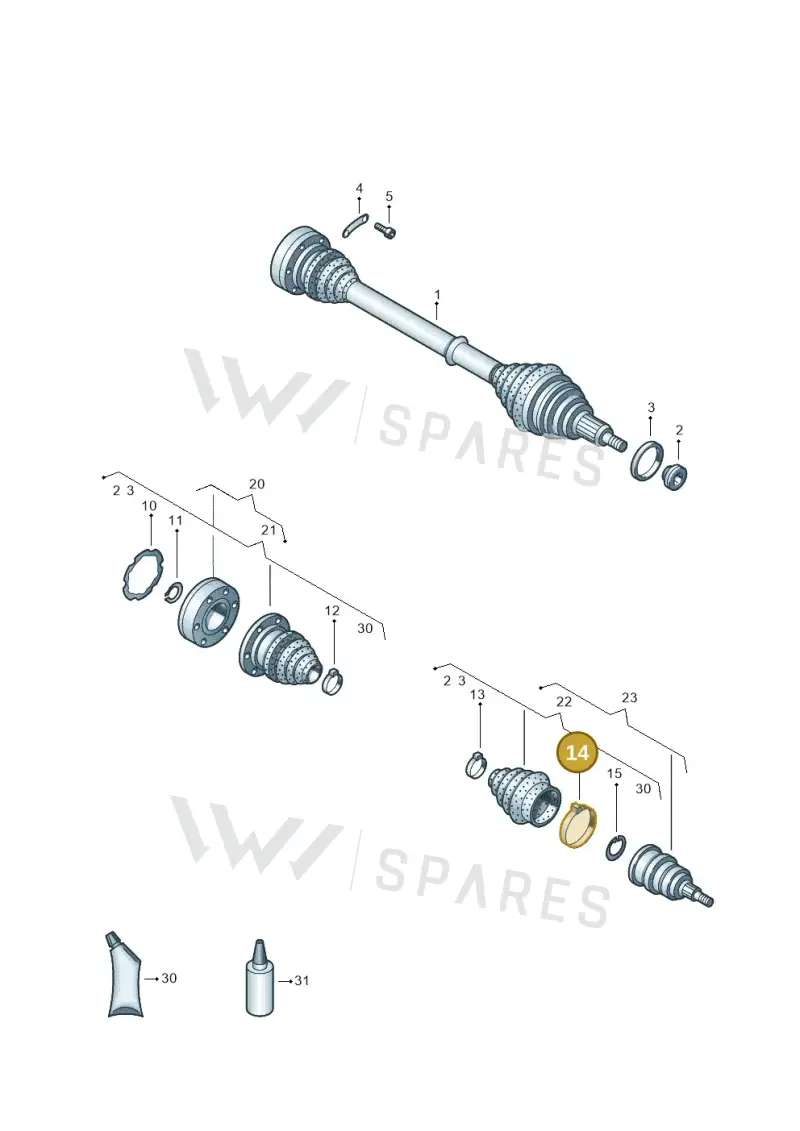 N90470601 — Skoda Fabia Ambiente (2009-2013) diagram 677407200, position 14