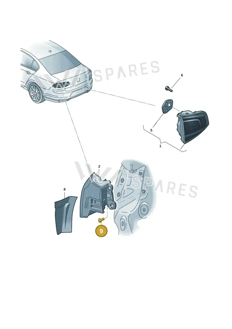 N90479203 — Skoda Enyaq (2020-) diagram 50a945000, position 9