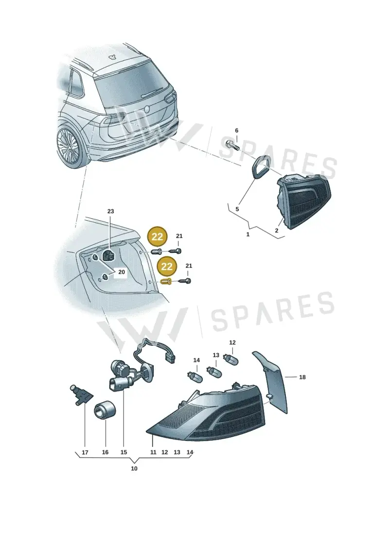 N90479203 — Skoda Fabia (2021-) diagram 6vn945000, position 22