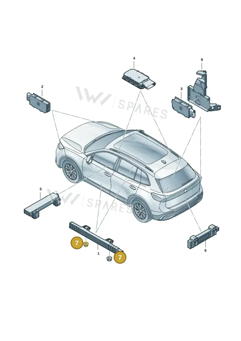 N90495301 — Skoda Kodiaq (2024-) diagram 57x909400, position 7