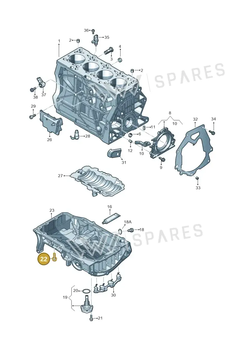 N90500605 — Skoda Fabia (2021-) diagram 890103150, position 22