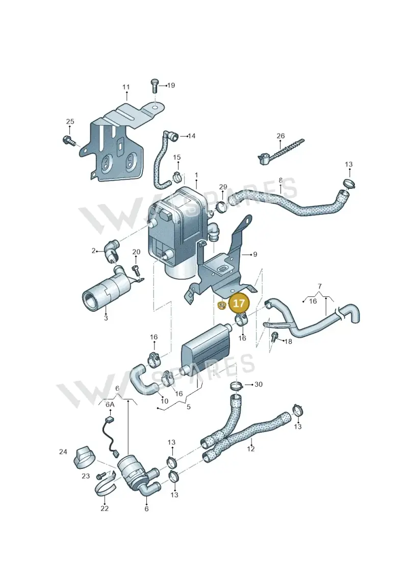N90511507 — Skoda Superb (2013-2015) diagram 649819700, position 17