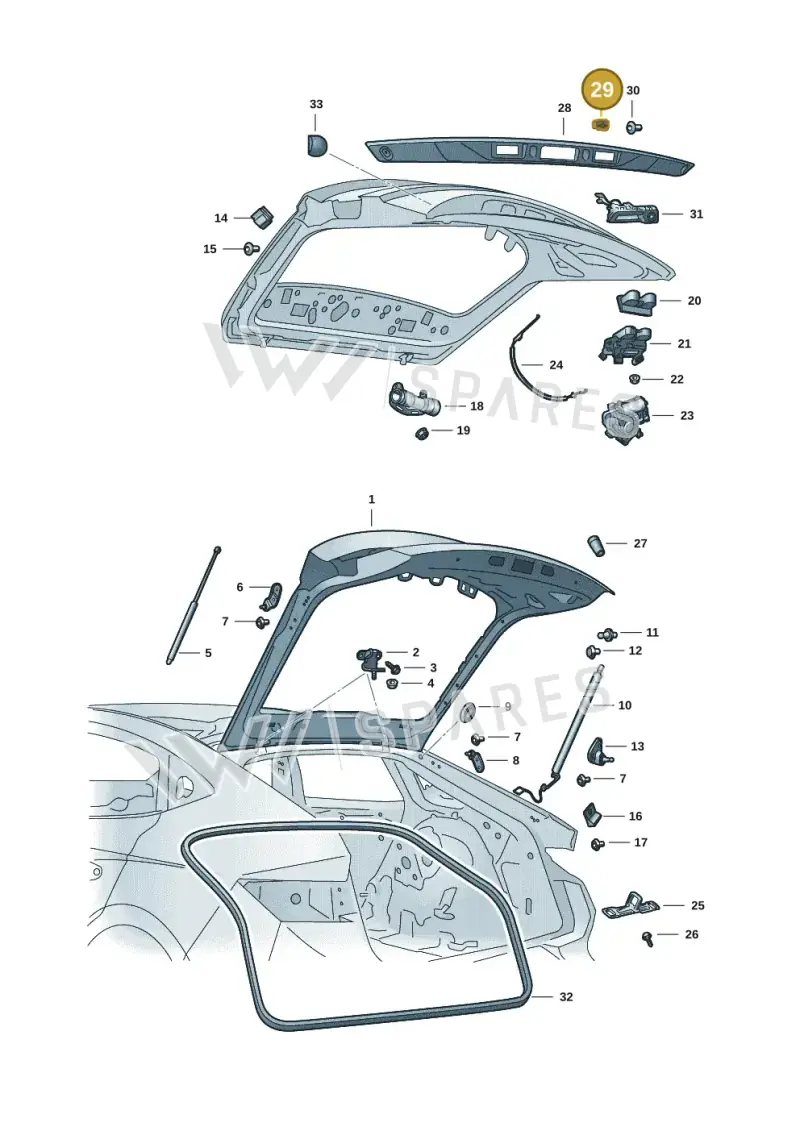 N90541001 — Skoda Enyaq (2020-) diagram 50a827010, position 29