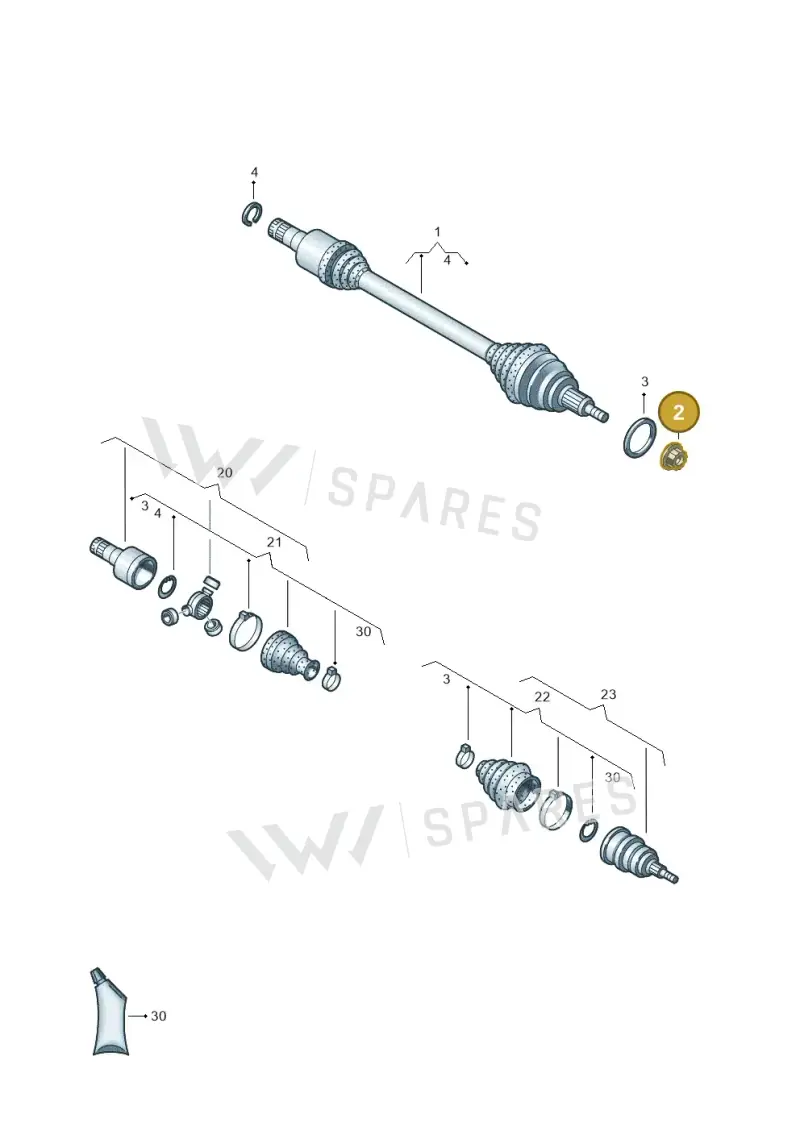 N90587602 — Skoda Citigo (2011-2019) diagram 723407200, position 2