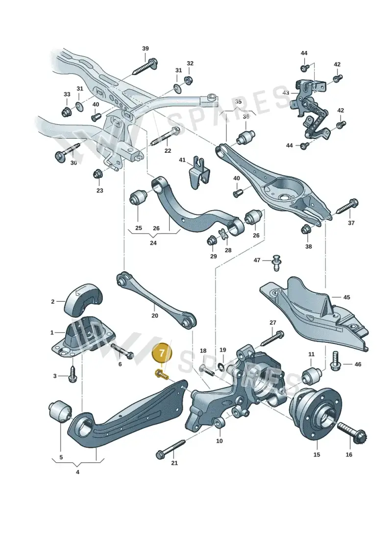 N90648402 — Skoda Kodiaq (2024-) diagram 3j0505100, position 7