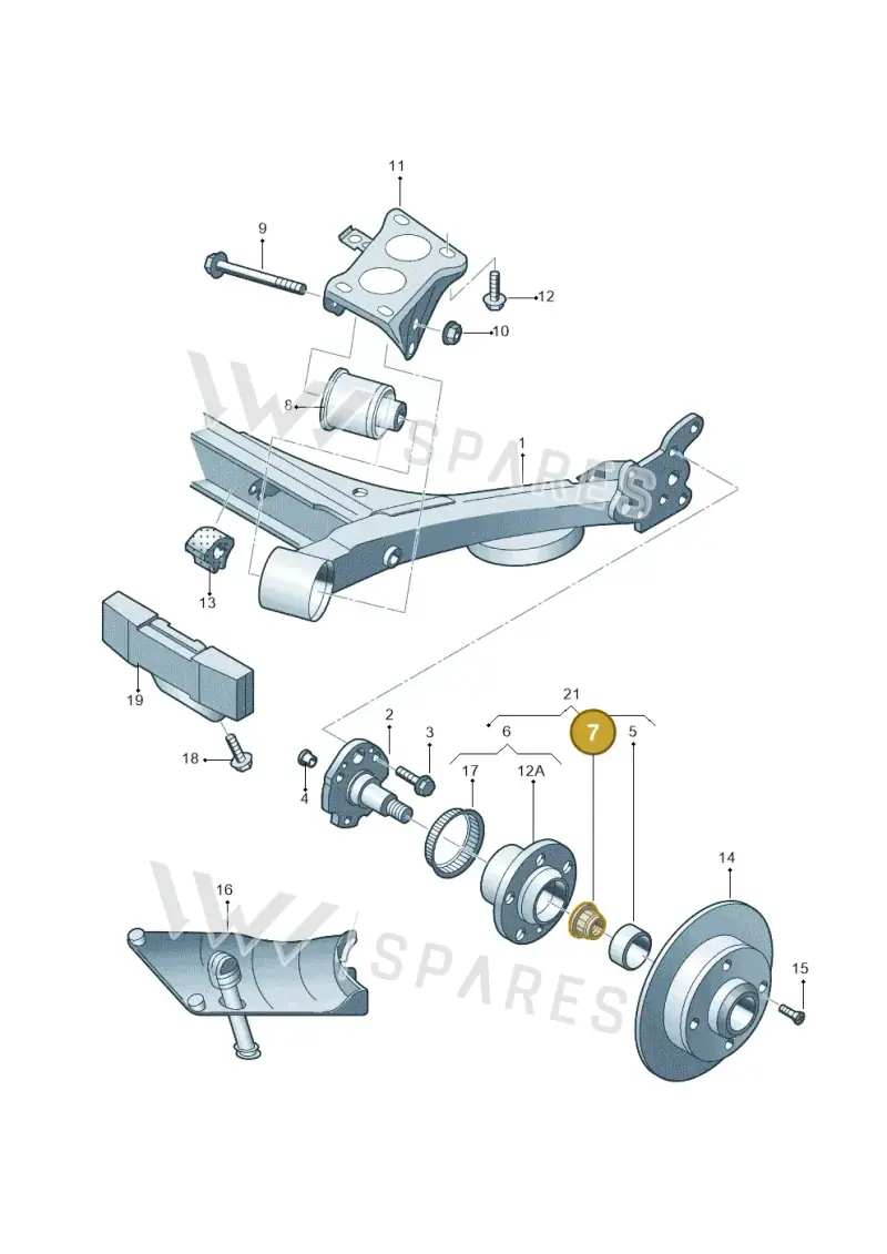N90654502 — Skoda Roomster (2010-2015) diagram 194500200, position 7