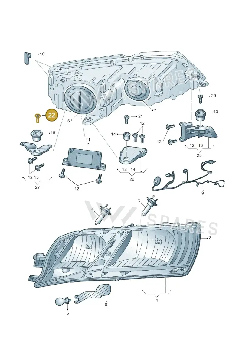 N90683306 — Skoda Octavia (2017-2020) diagram 805941000, position 22