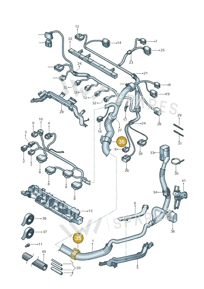 N90698201 — Skoda Fabia Scout (2010-2014) diagram 639971050, position 35