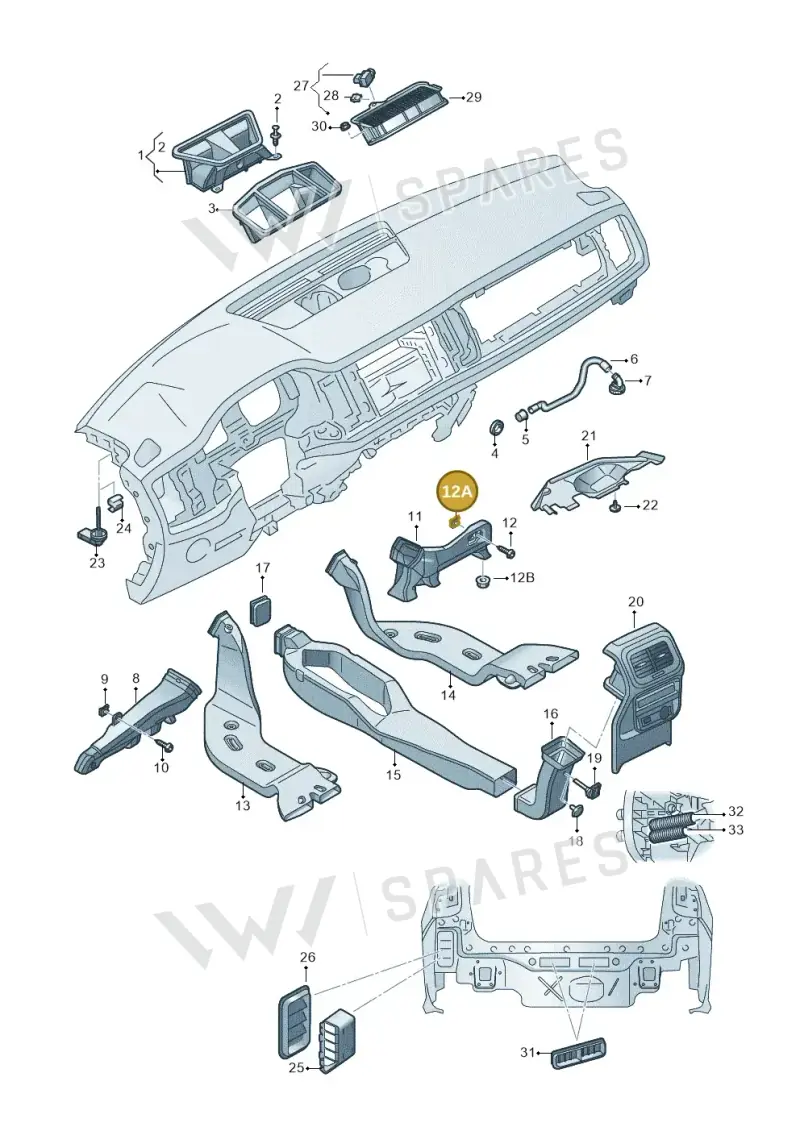 N90698701 — Skoda Kamiq (2019-) diagram 584819010, position 12A