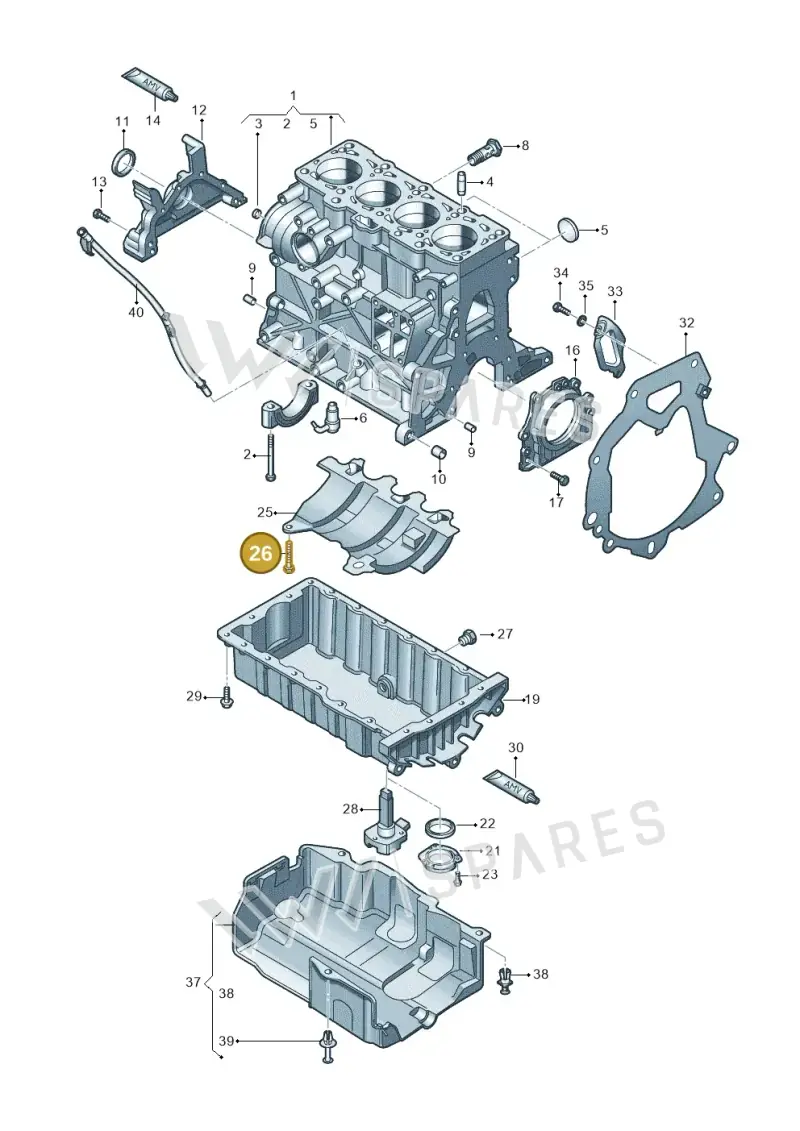 N90704006 — Skoda Yeti (2013-2017) diagram 649103200, position 26