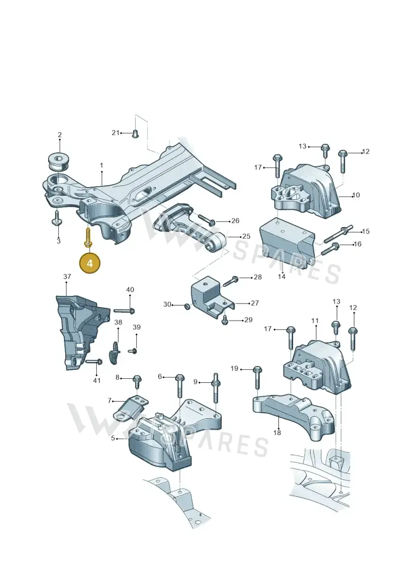 N90734902 — Skoda Kamiq (2018-2023) diagram 594199200, position 4