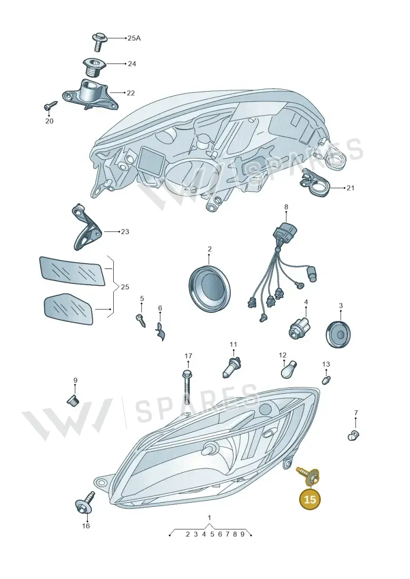 N90750603 — Skoda Roomster (2010-2015) diagram 697941000, position 15