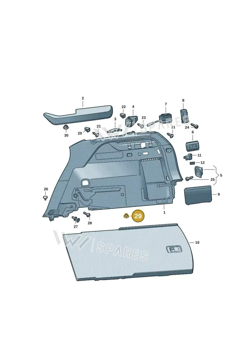 N90757901 — Skoda Kodiaq (2024-) diagram 57h867080, position 29