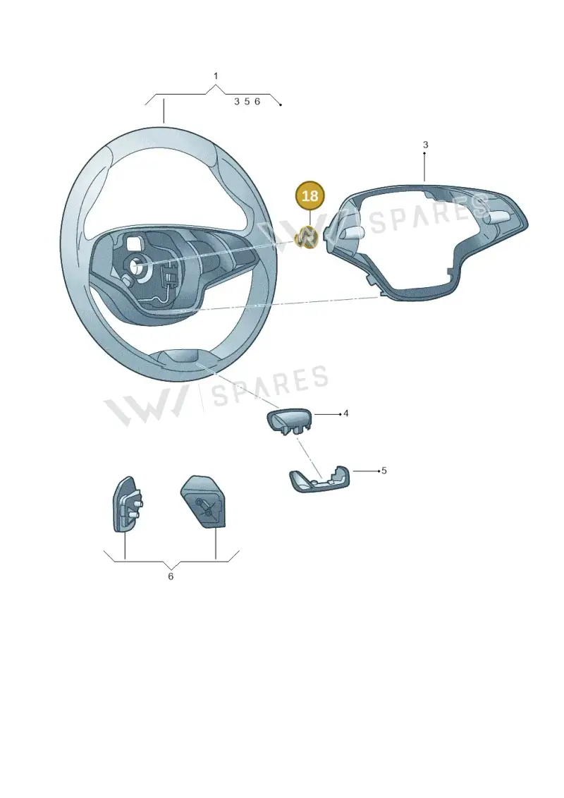 N90799102 — Skoda Kodiaq (2024-) diagram 585419020, position 18