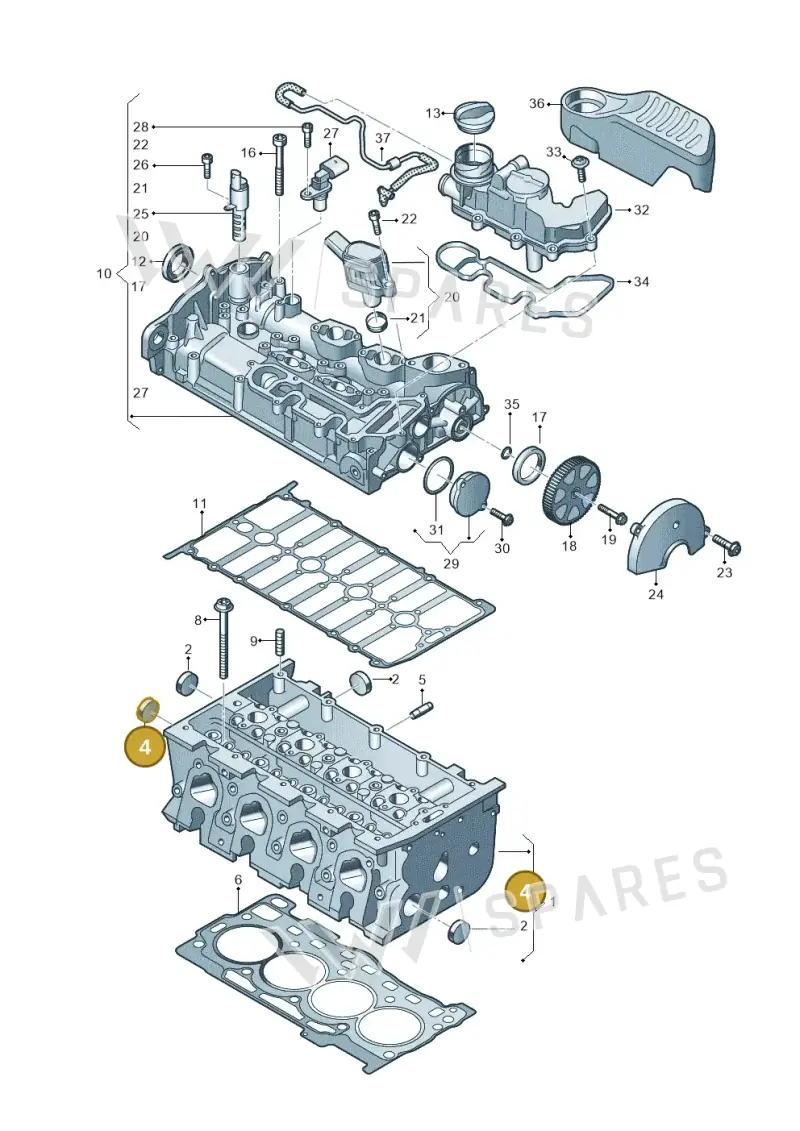 N90802703 — Skoda Kodiaq (2024-) diagram 813103460, position 4