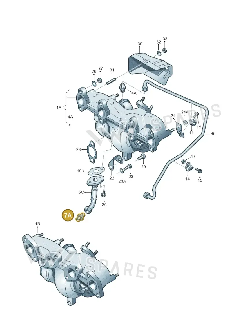 N90837101 — Skoda Octavia ambiente (2008-2013) diagram 409145550, position 7A