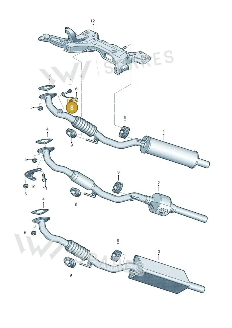 N90886602 — Skoda Rapid (2012-2022) diagram 672253500, position 8