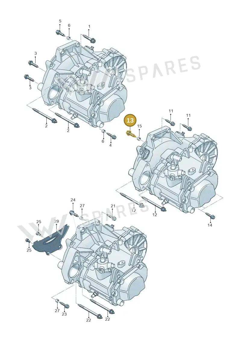 N90886802 — Skoda Superb comfort (2008-2013) diagram 225300710, position 13