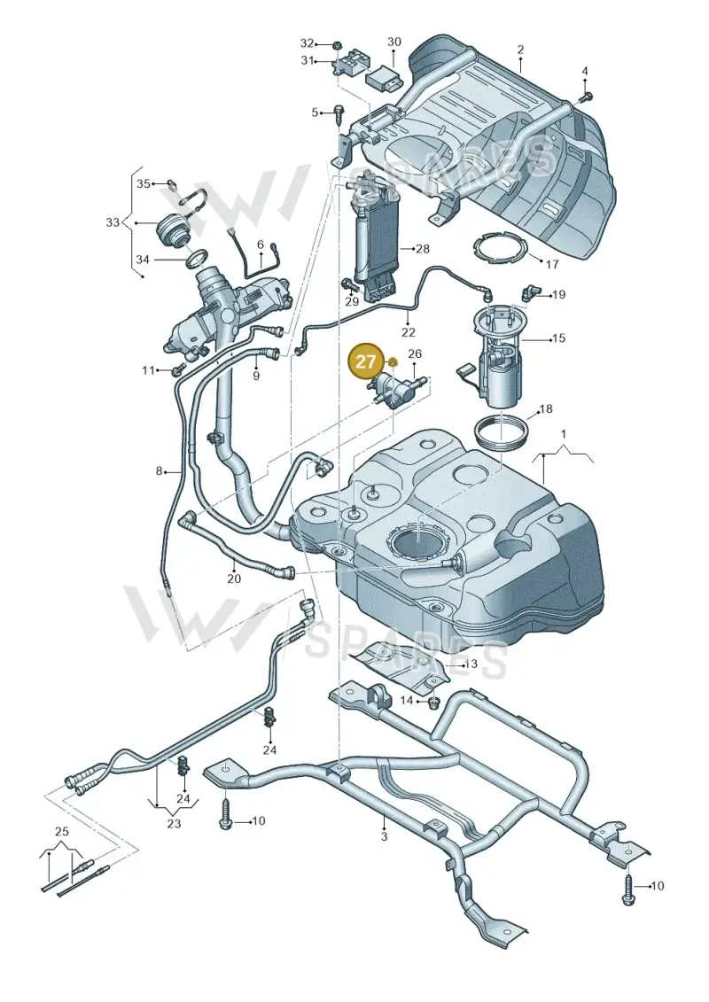 N90887704 — Skoda Kodiaq (2024-) diagram 884201050, position 27