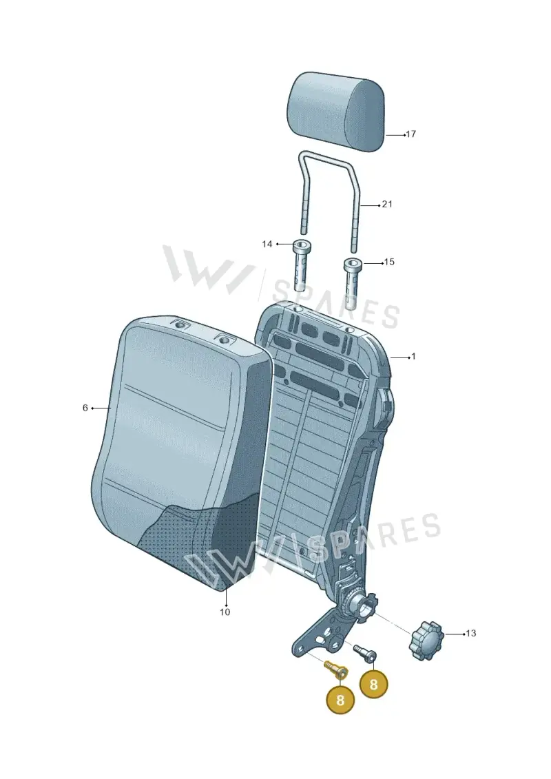 N90895901 — Skoda Fabia Jingrui (2008-2014) diagram 662881500, position 8