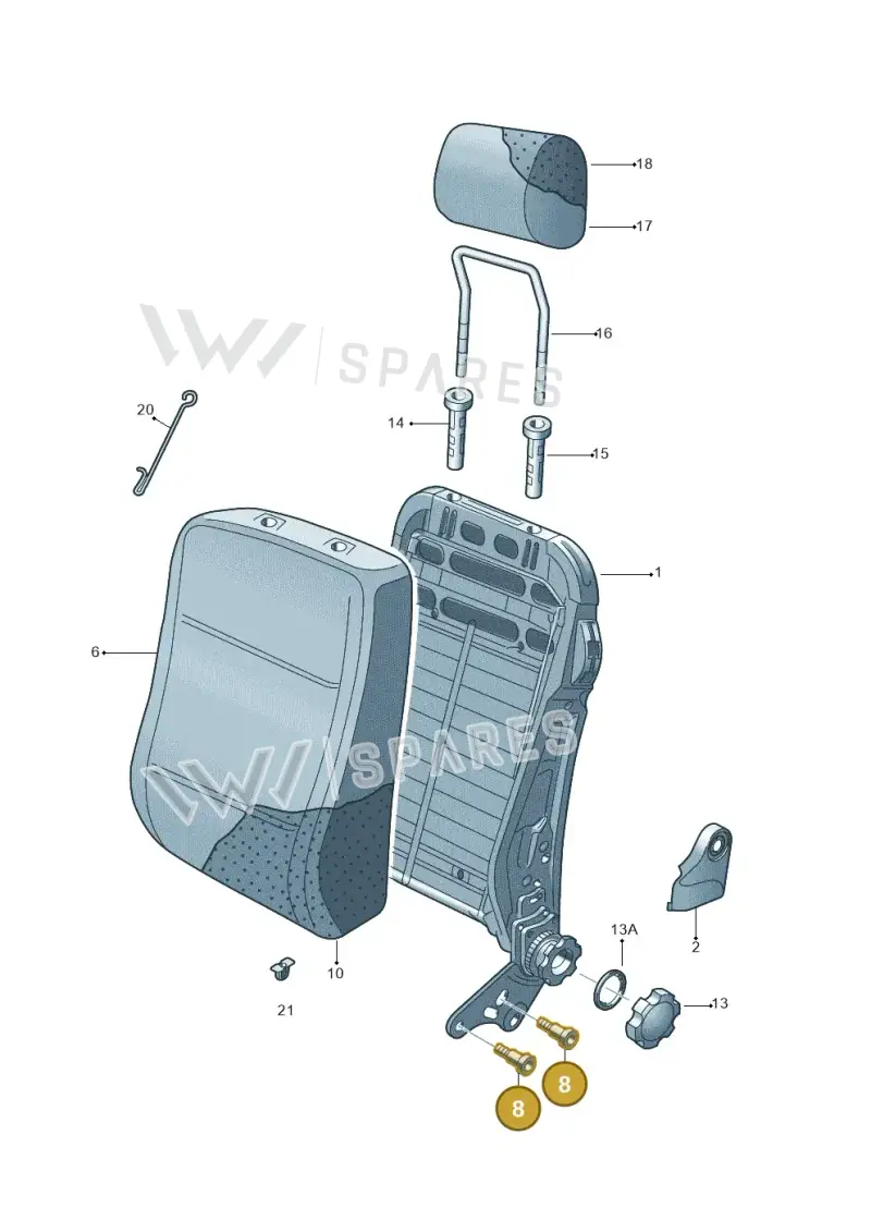N90895901 — Skoda Fabia (2014-2022) diagram 797881500, position 8