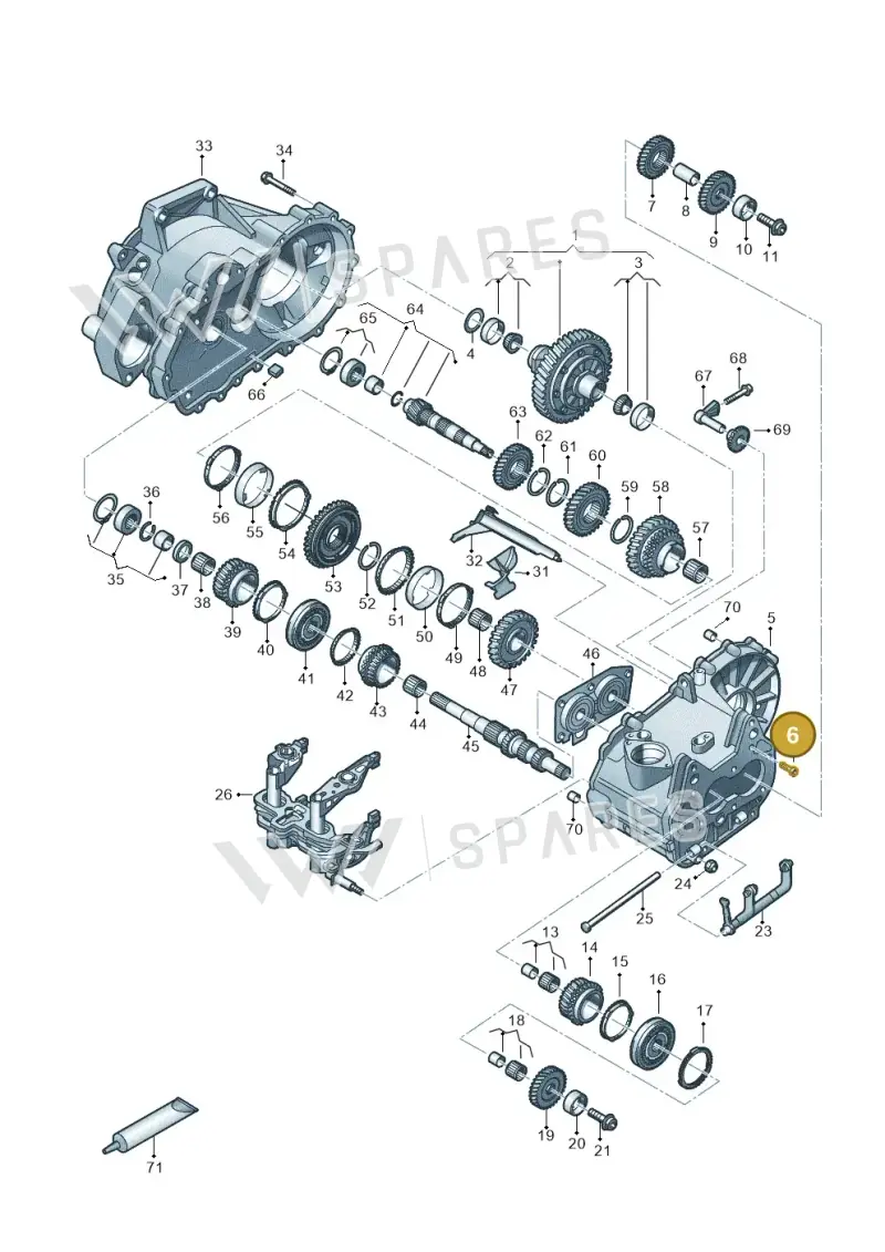 N90897305 — Skoda Octavia (2019-2024) diagram 827310030, position 6