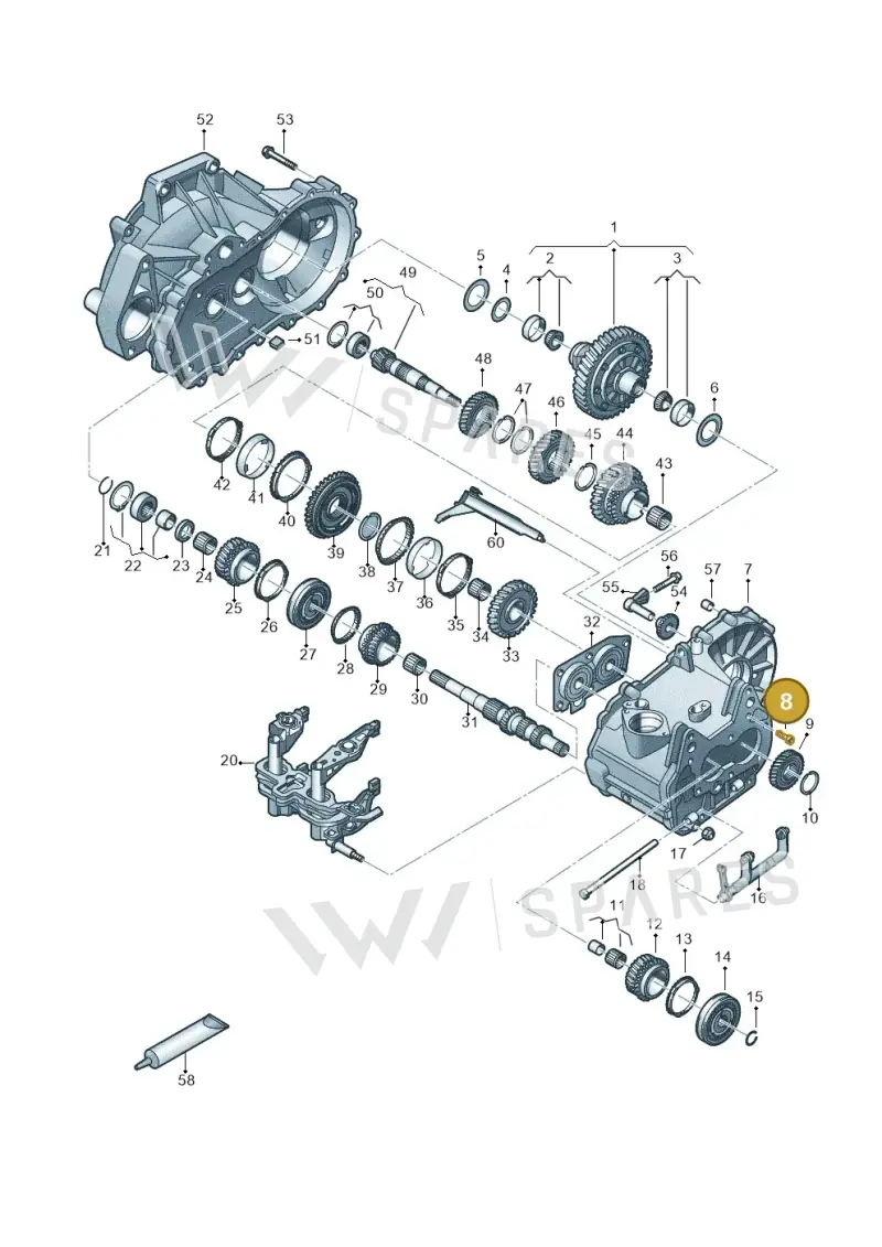 N90897305 — Skoda Fabia (2021-) diagram 837305030, position 8