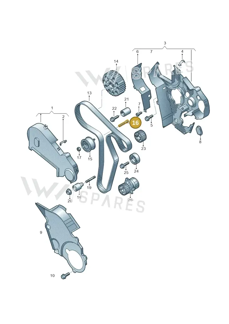 N90905502 — Skoda Rapid (2012-2022) diagram 672109750, position 16