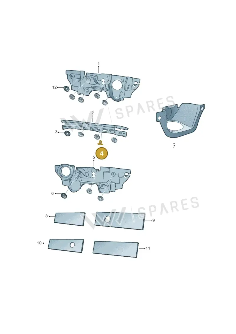 N90911301 — Skoda Kodiaq (2024-) diagram 804000040, position 4