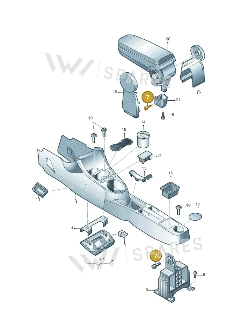 N90940004 — Skoda Fabia Scout (2010-2014) diagram 481863600, position 7