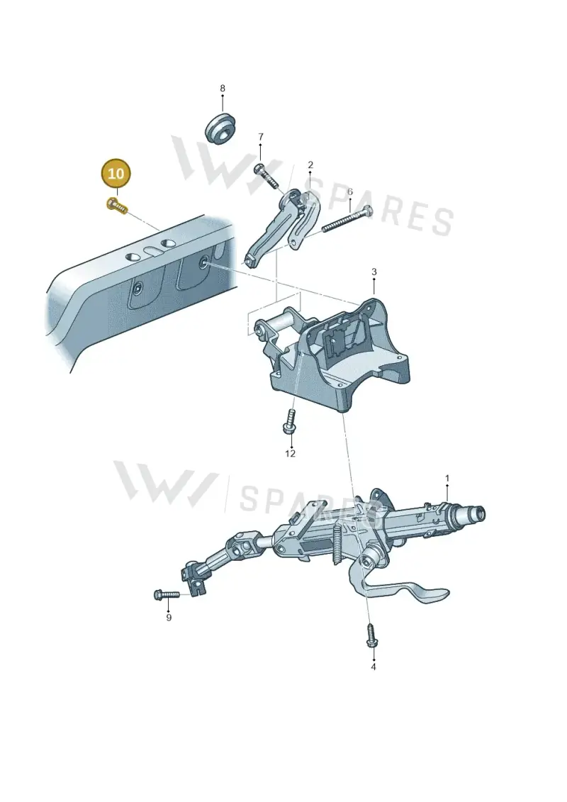 N90959902 — Skoda Yeti (2013-2017) diagram 632419300, position 10