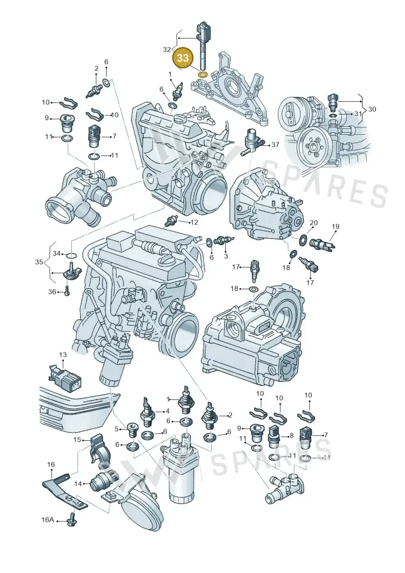 N90974402 — Skoda Roomster (2010-2015) diagram 121919600, position 33