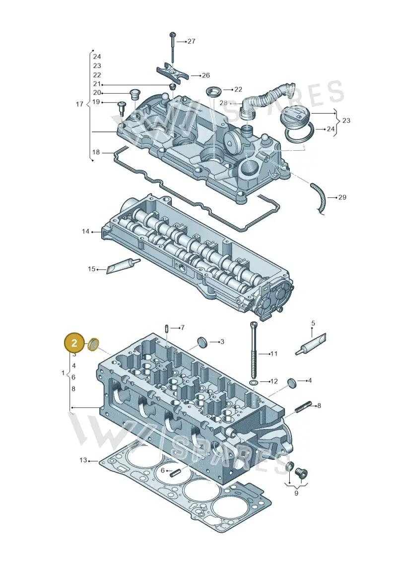 N90976102 — Skoda Kamiq (2019-) diagram 746103500, position 2