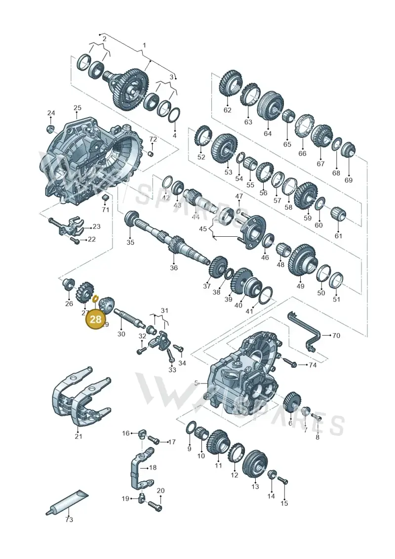 N90982401 — Skoda Octavia (2017-2020) diagram 827315030, position 28
