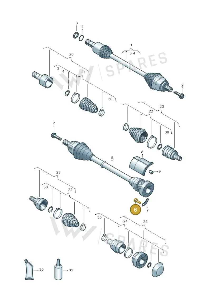 N90991102 — Skoda Kodiaq (2024-) diagram 827407350, position 6