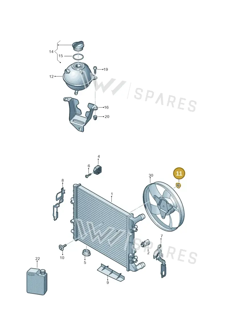 N90996702 — Skoda Fabia (2014-2022) diagram 773121800, position 11
