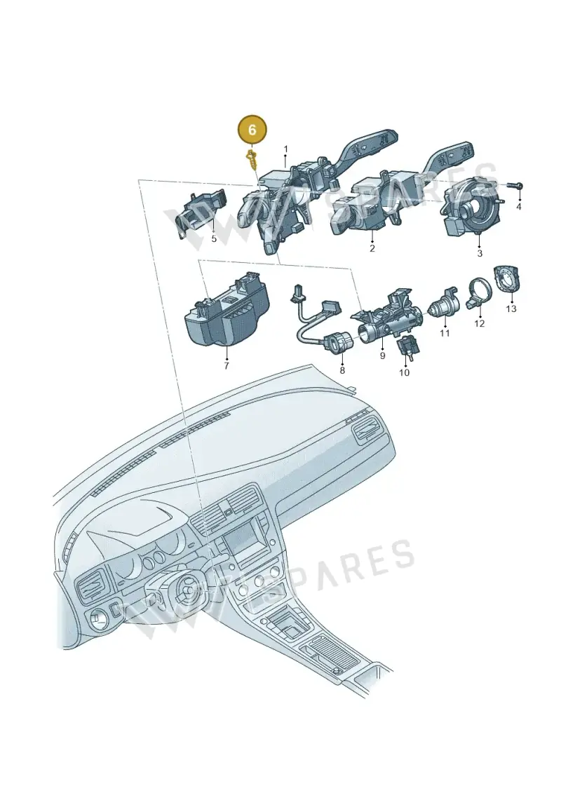 N91007002 — Skoda Karoq (2017-2022) diagram 879953500, position 6