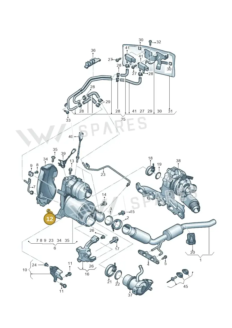 N91012502 — Skoda Kodiaq (2018-2022) diagram 434253040, position 12