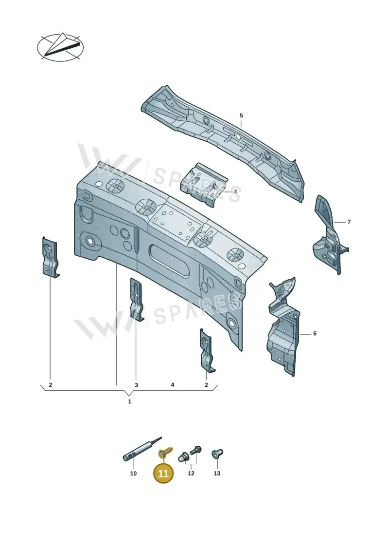 N91017602 — Skoda Kodiaq (2024-) diagram 57h813000, position 11