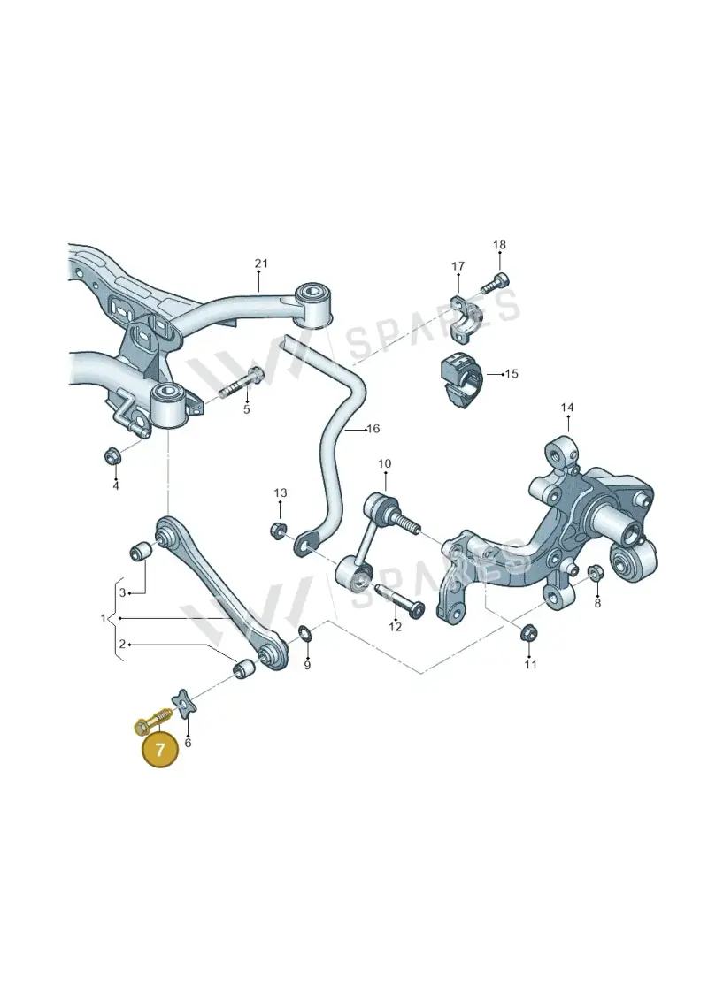 N91047502 — Skoda Superb comfort (2008-2013) diagram 460501200, position 7