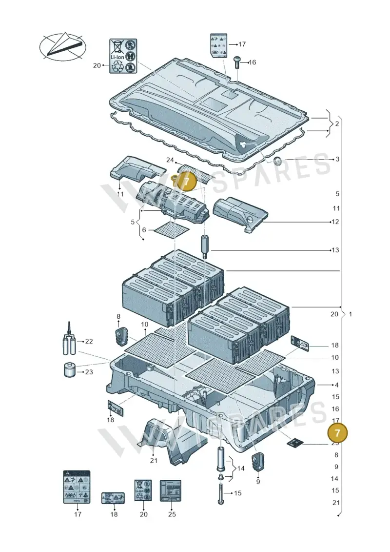 N91055301 — Skoda Octavia (2019-2024) diagram 793915550, position 7