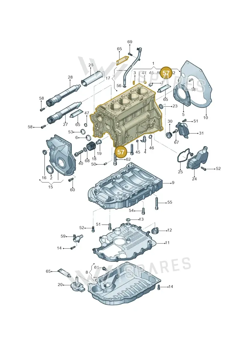 N91063901 — Skoda Yeti (2013-2017) diagram 714103100, position 57