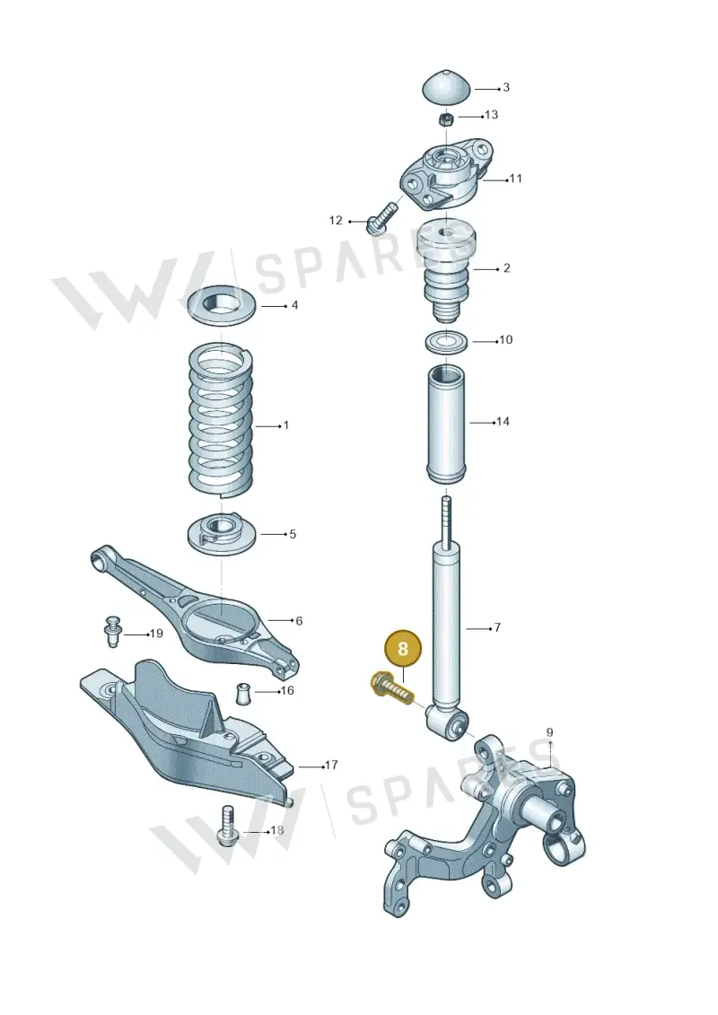 N91066201 — Skoda Yeti (2013-2017) diagram 767511000, position 8