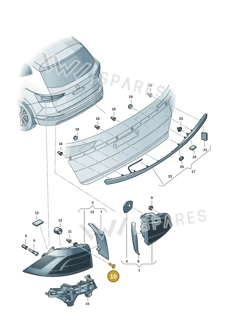 N91074201 — Skoda Kodiaq (2024-) diagram 57h945000, position 10