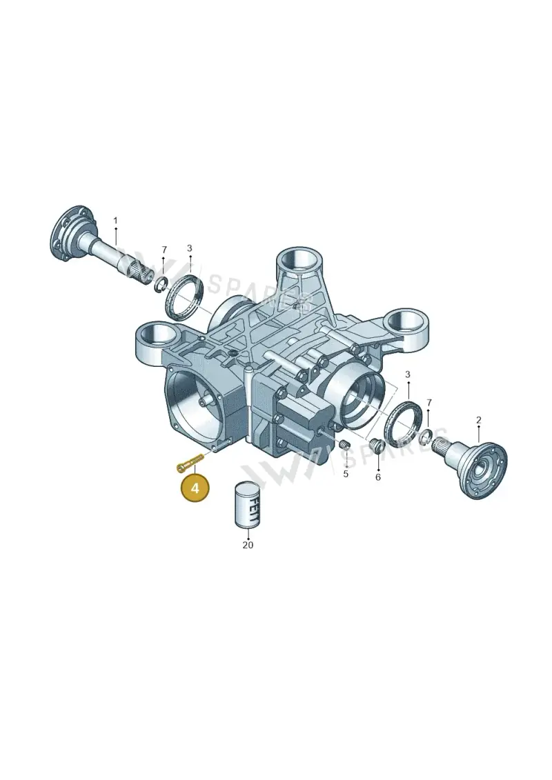 N91082701 — Skoda Kodiaq (2018-2022) diagram 412525120, position 4