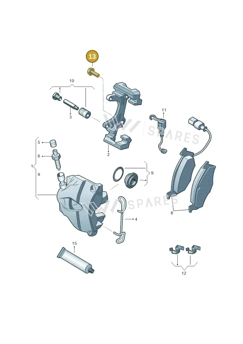 N91084901 — Skoda Kodiaq (2024-) diagram 3j0615265, position 13