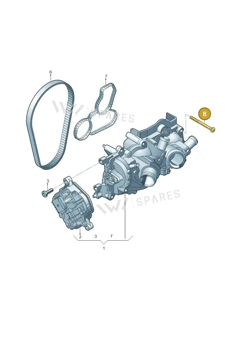 N91089601 — Skoda Superb Combi (2023-) diagram 827121290, position 8