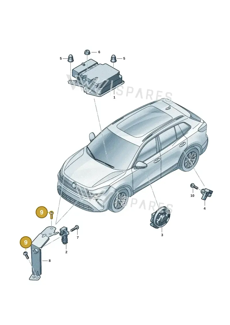 N91096703 — Skoda Kodiaq (2024-) diagram 57x959600, position 9